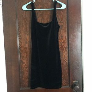 Velvet bodycon dress